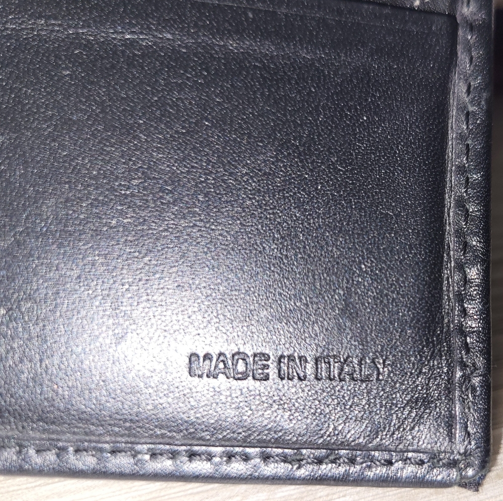 🎠Burberry Black/Beige Haymarket Check Bi-fold Wallet - Picture 10 of 11